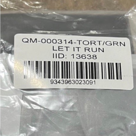 NWT Quay “LET IT RUN POLARIZED” tort/grn Sunglasses - Picture 9 of 9